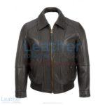 Classic Black Bomber Jacket | classic bomber jacket