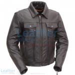 Cruiser Motorcycle Jacket with Dual Utility Pockets | motorcycle jacket