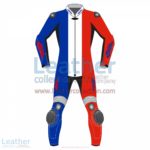 France Flag Motorbike Race Leathers | motorcycle race leathers