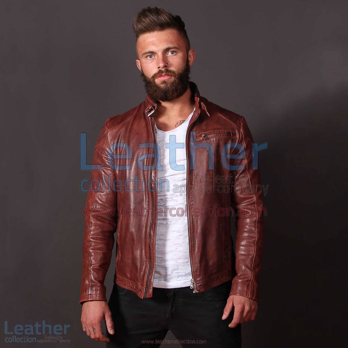 Jazz Leather Jacket for Men