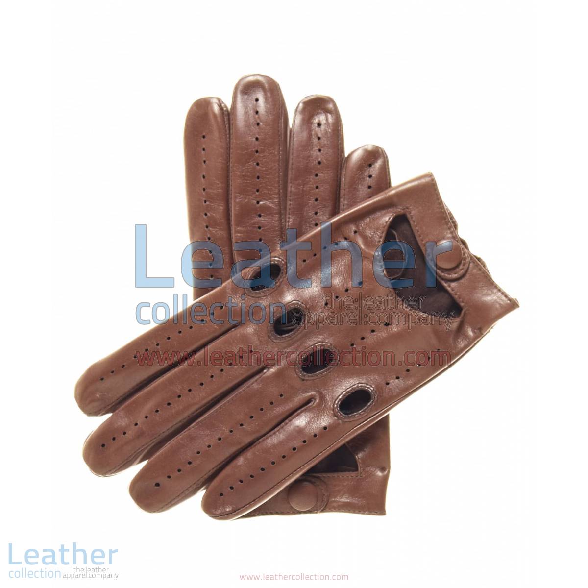 Lambskin Driving Gloves Brown