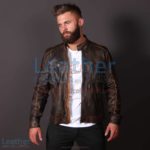 Leather Outlaw Jacket for Men | outlaw jacket