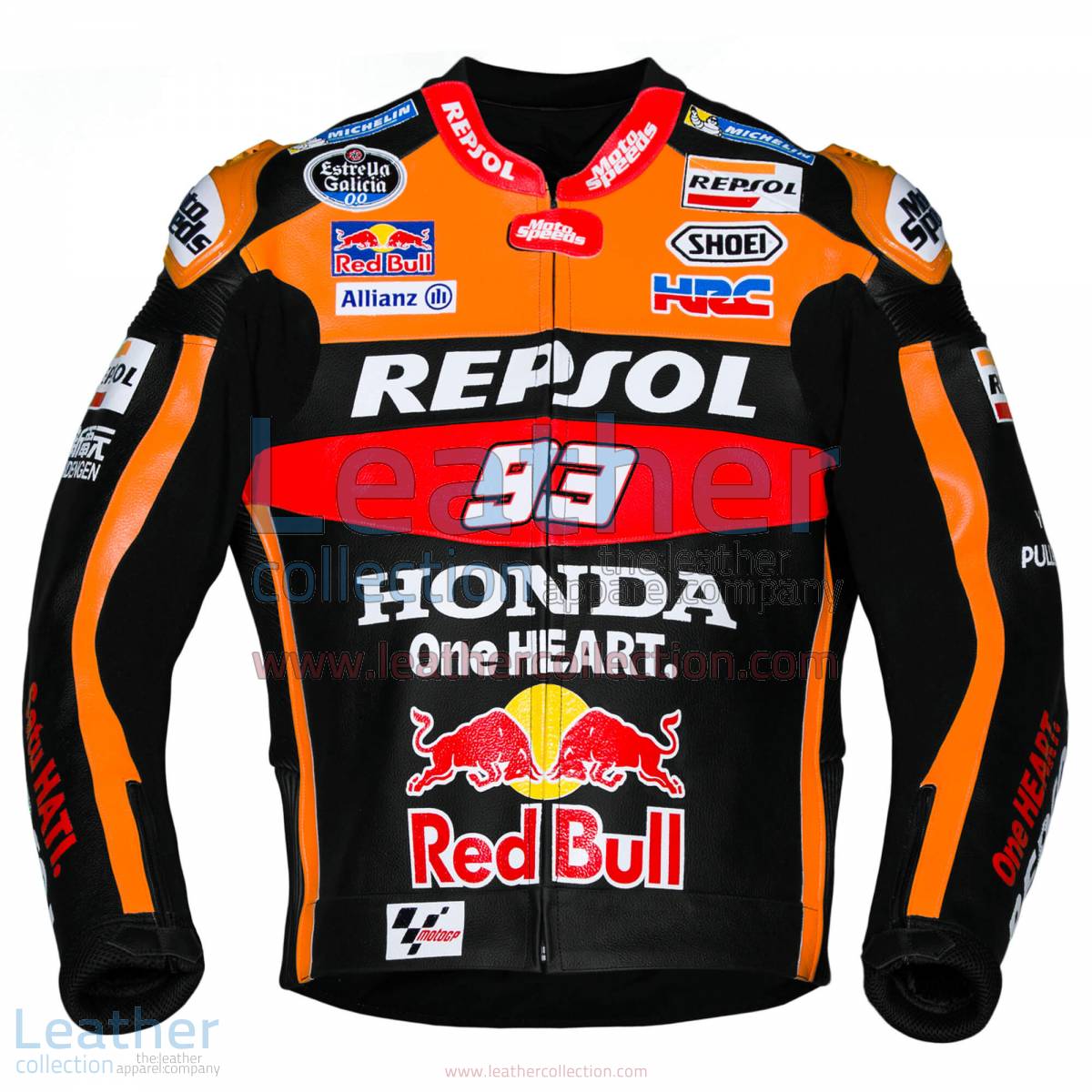 Marc Marquez 93 Honda Repsol Black Jacket 2017
