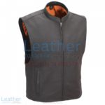 Motorcycle Club Vest with Seamless Back | motorcycle club vest
