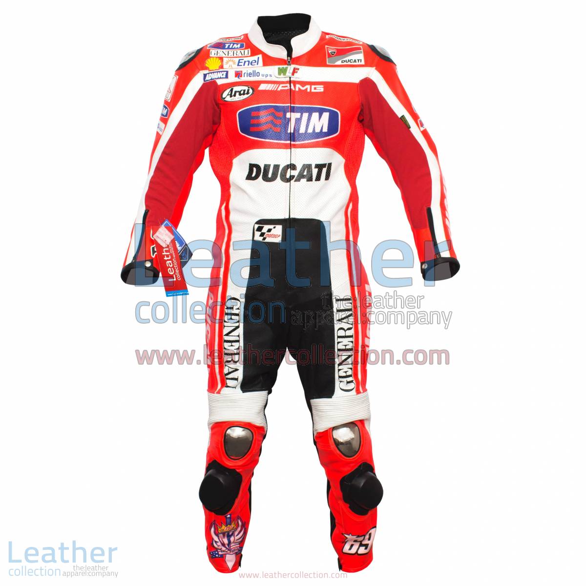 Nicky Hayden Ducati MotoGP 2012 Race Leather Suit
