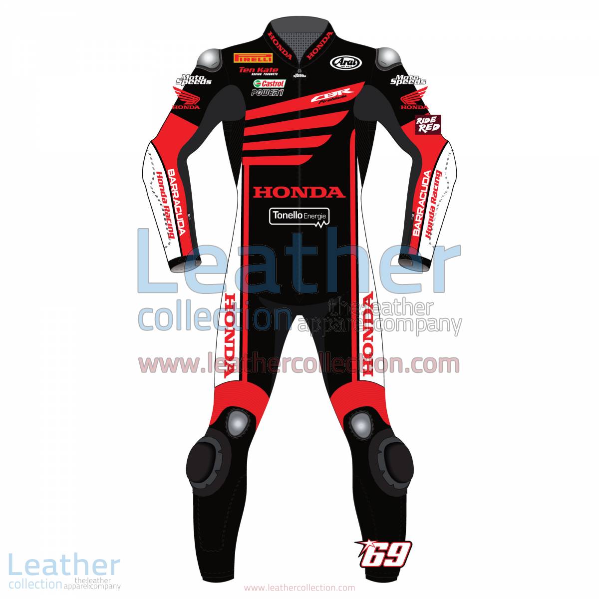 Nicky Hayden WSBK Winter Test Honda 2015 Motorcycle Suit