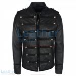 Prince Military Biker Leather Jacket | prince jacket