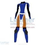 Quad Color Two-Piece Motorbike Leather Suit For Women | Quad Color Two-Piece motorcycle Leather Suit For Women