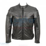 Reflector Stripe Piping Jacket for Motorbike | piping jacket