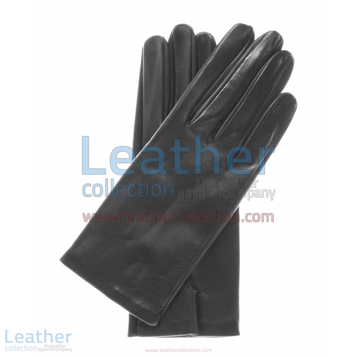 Silk Lined Leather Fashion Gloves