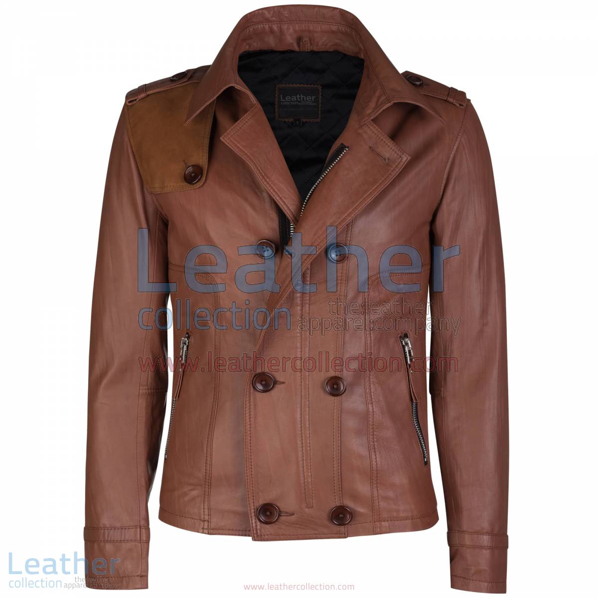 Unique Brown Leather Jacket