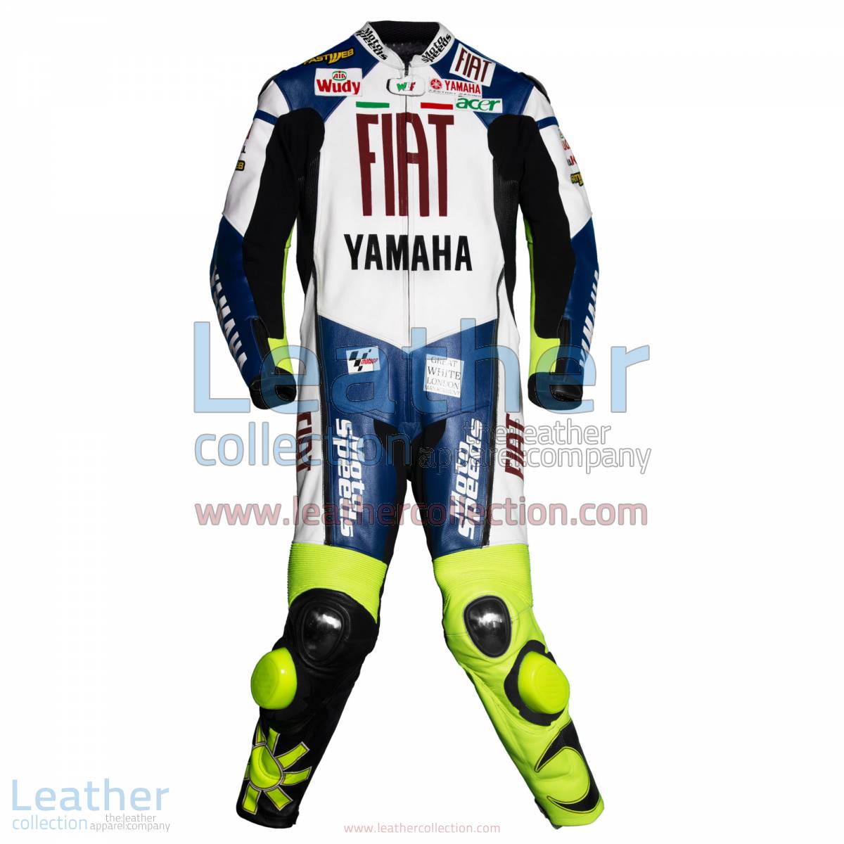 Valentino Rossi Yamaha Fiat MotoGP 2007 Leathers