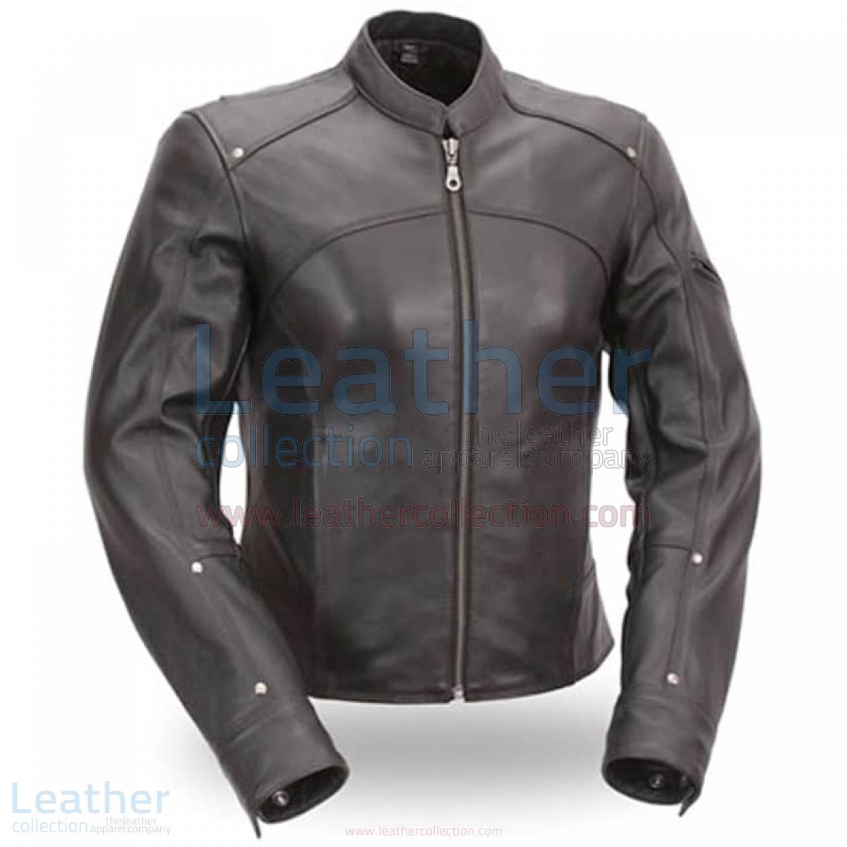 Black Leather Touring Motorcycle Jacket - Leather Jacket - FapTurbo Blogs