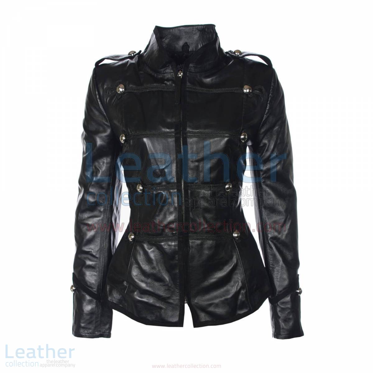 Princess Military Leather Jacket - princess jacket - MotoFace