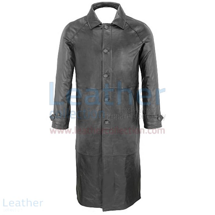 leather trench coat men