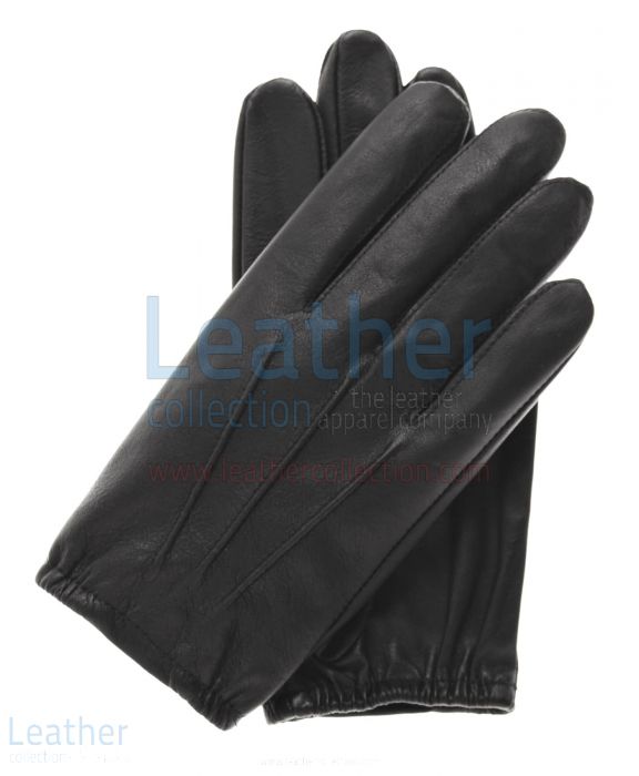 tight leather gloves